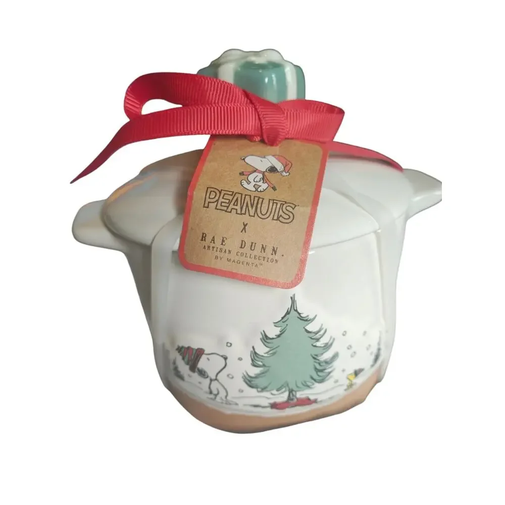 Rae Dunn Snoopy Christmas Baker